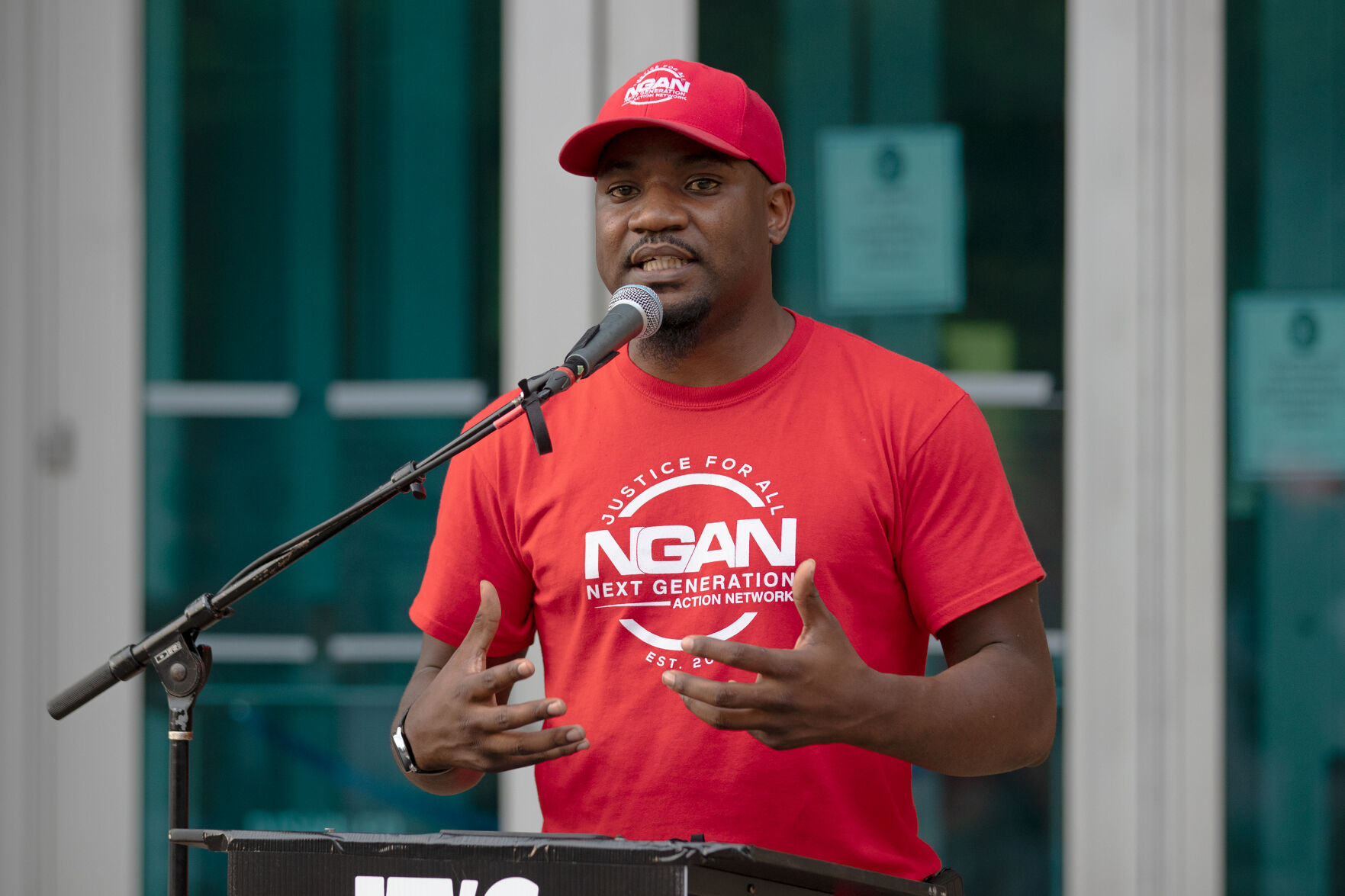 Photos: Dallas protest calls for justice following police shooting of Daunte Wright in Minnesota